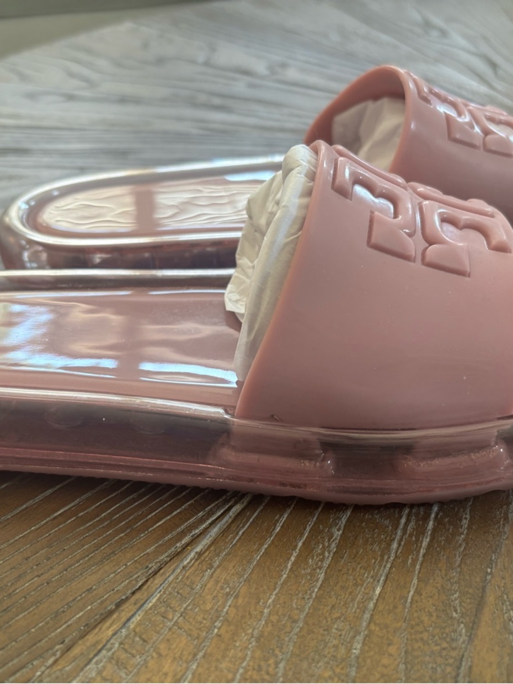 Tory Burch Bubble Jelly, Cipria (Pink) size 8 - Picture 3 of 4